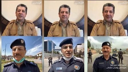 رئيس حكومة كوردستان يتواصل مع مدراء الشرطة ويجدد دعوة للمواطنين